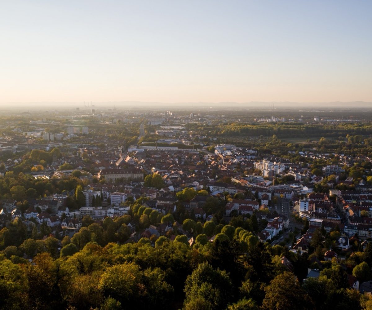 Karlsruhe Vogelperspektive